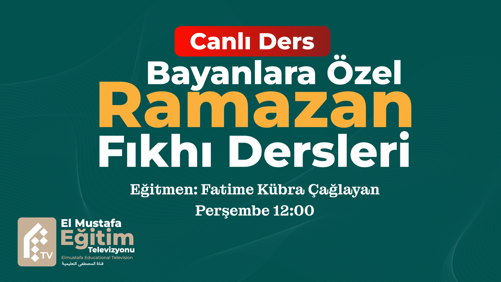 Ramazan Fıkhı Dersleri (Bayan Sınıfı) adlı videonun küçük resmi